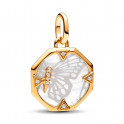 Pandora ME Pearly Butterfly Medaillon-Charm 763366C01