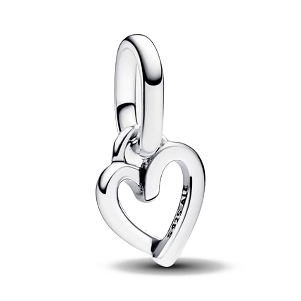 Pandora Silver Charms Freehand Heart Mini Pendant Charm Me 793048C00