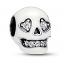 BRIGHT SKULL CHARM THAT GLOWS IN THE DARK 792811C01