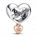 Heart Charm I Love You Daughter 782327C00