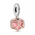 BRIGHT INFINITY HEART PENDANT CHARM 788878C01
