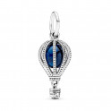 BLUE AEROSTATIC BALLOON STERLING SILVER PENDANT CHARM 798064NMB