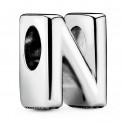 CHARM IN STERLING SILVER LETTER N 797468