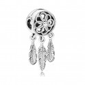 CHARM IN STERLING SILVER DREAM CATCHER 797200