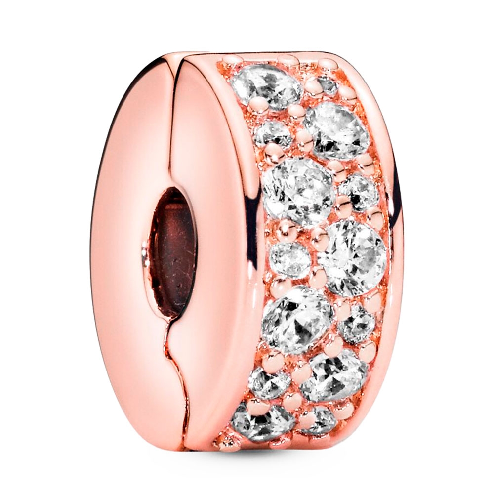 Pandora Charms Klarer Pavé-Clip-Charm 781817CZ