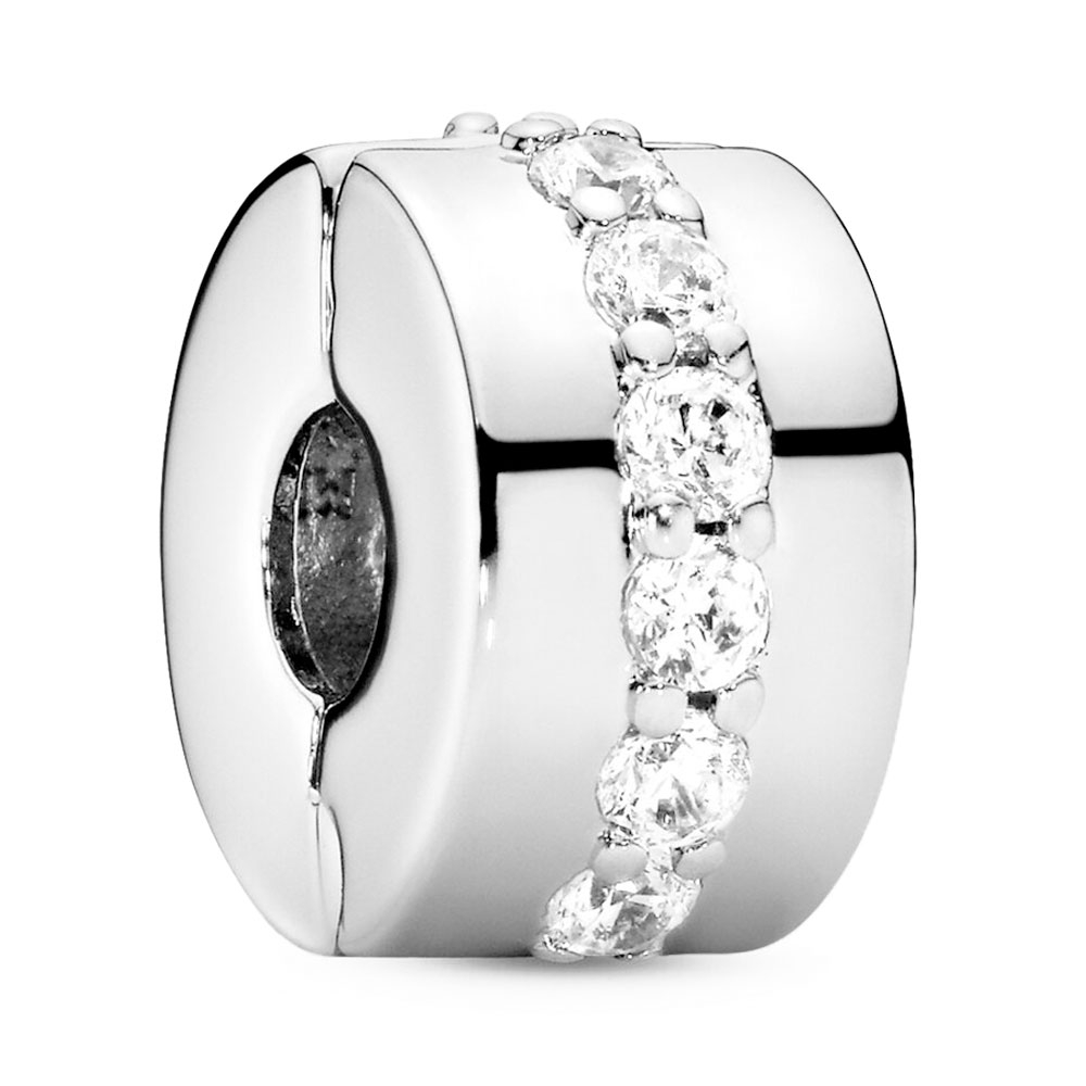 Pandora CHARM DE CLIP FILA BRILLANTE TRANSPARENTE 791972CZ