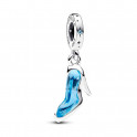 DISNEY CINDERELLA GLASS SHOE PENDANT CHARM 793071C01