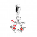 CHARM COLGANTE BESO DE MICKEY Y MINNIE MOUSE DE DISNEY 790075C01