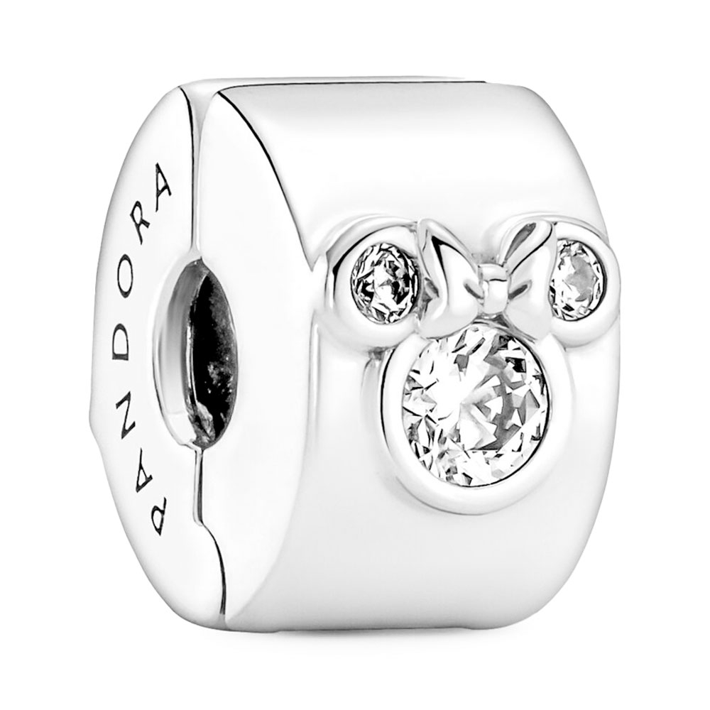 Pandora Silver Charms Disney Mickey And Minnie Mouse Clip 790111C01