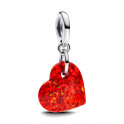 Charm Pendentif Coeur Rouge Opalescent 793348C01