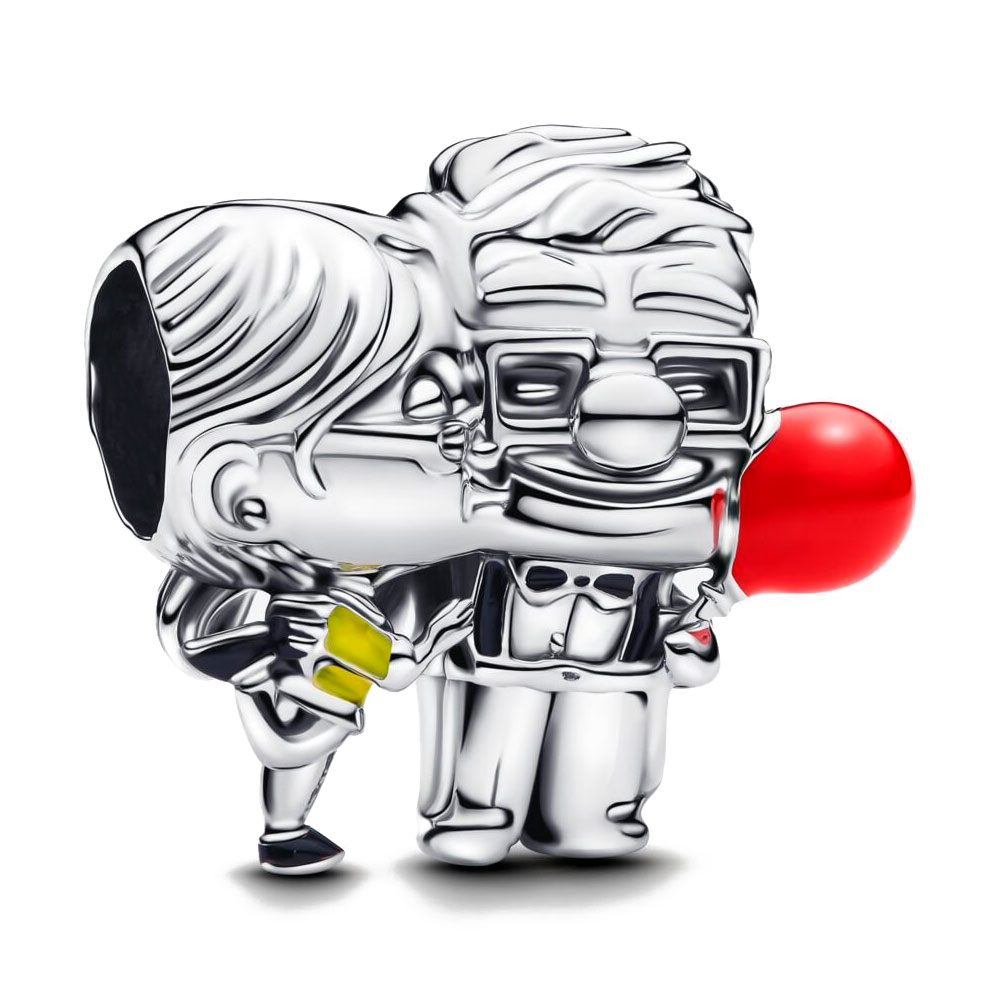 Pandora Silver/Red Charms Disney Pixar Carl And Ellie Up Charm 793649C01