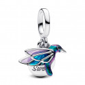 Double Hummingbird Pendant Charm 793746C01