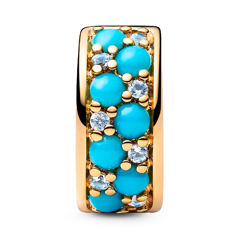 Pandora Clip chapado en oro Pandora Moments 763902C01