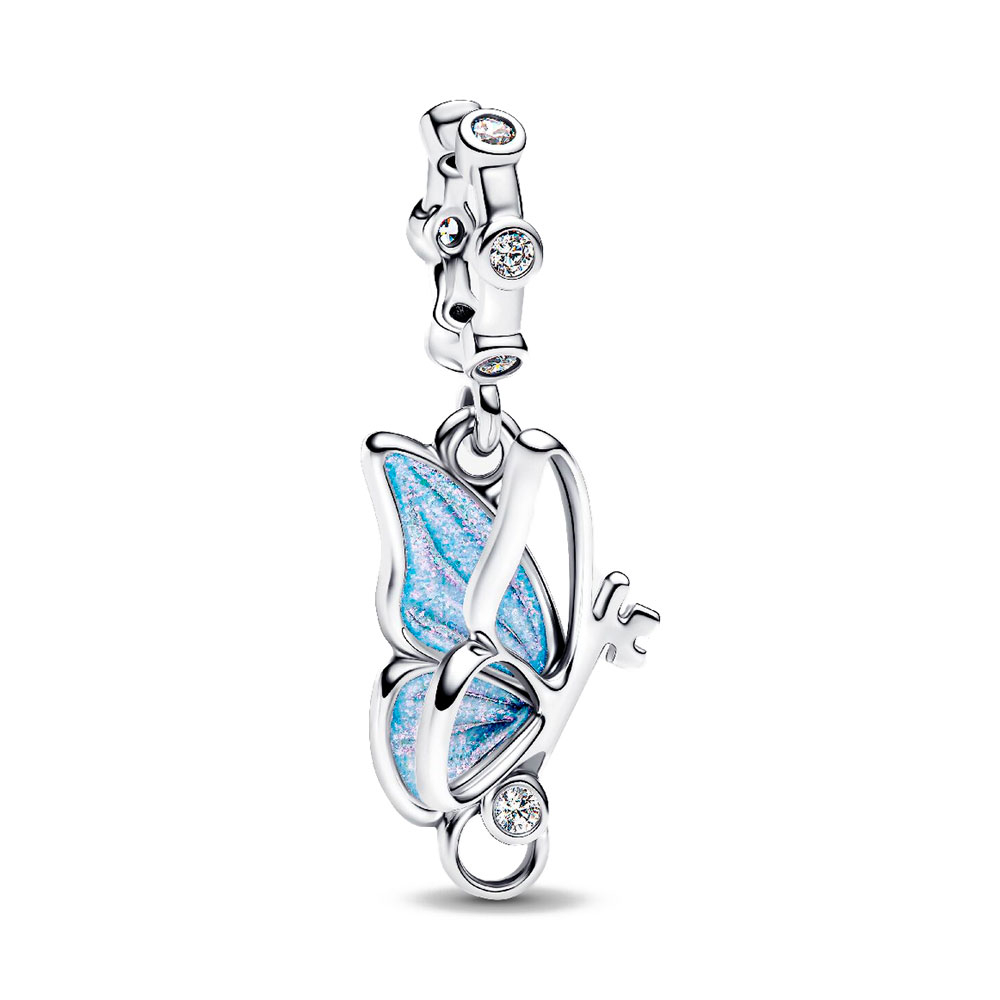 Pandora Silver Charms Double Wing Pendant Charm 794241C01