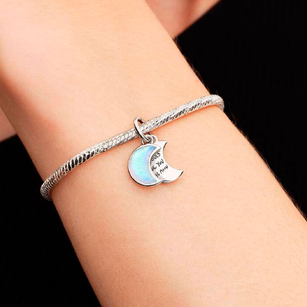 Pandora Charm Colgante Doble Luna Creciente 794272C01