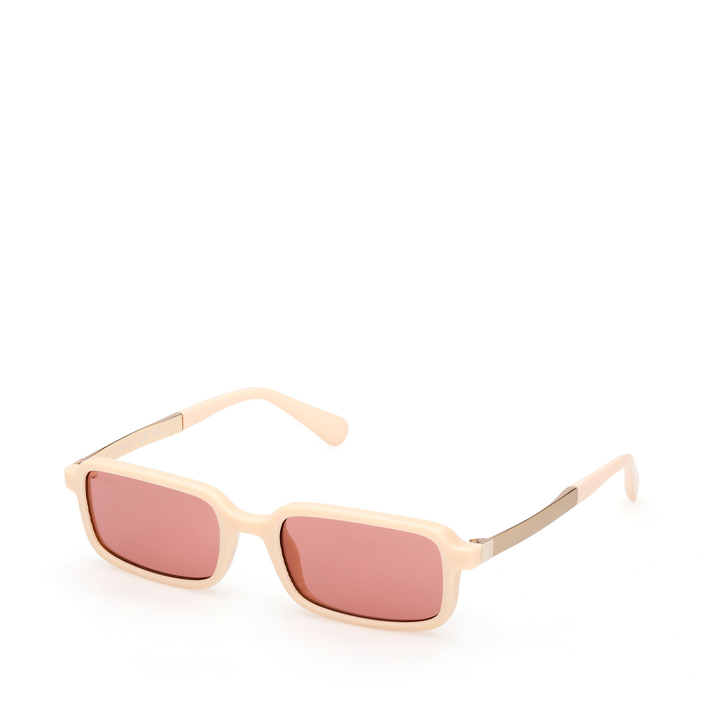 Max&Co Women's White/Burgundy Sunglasses For Sunglasses Mo0159