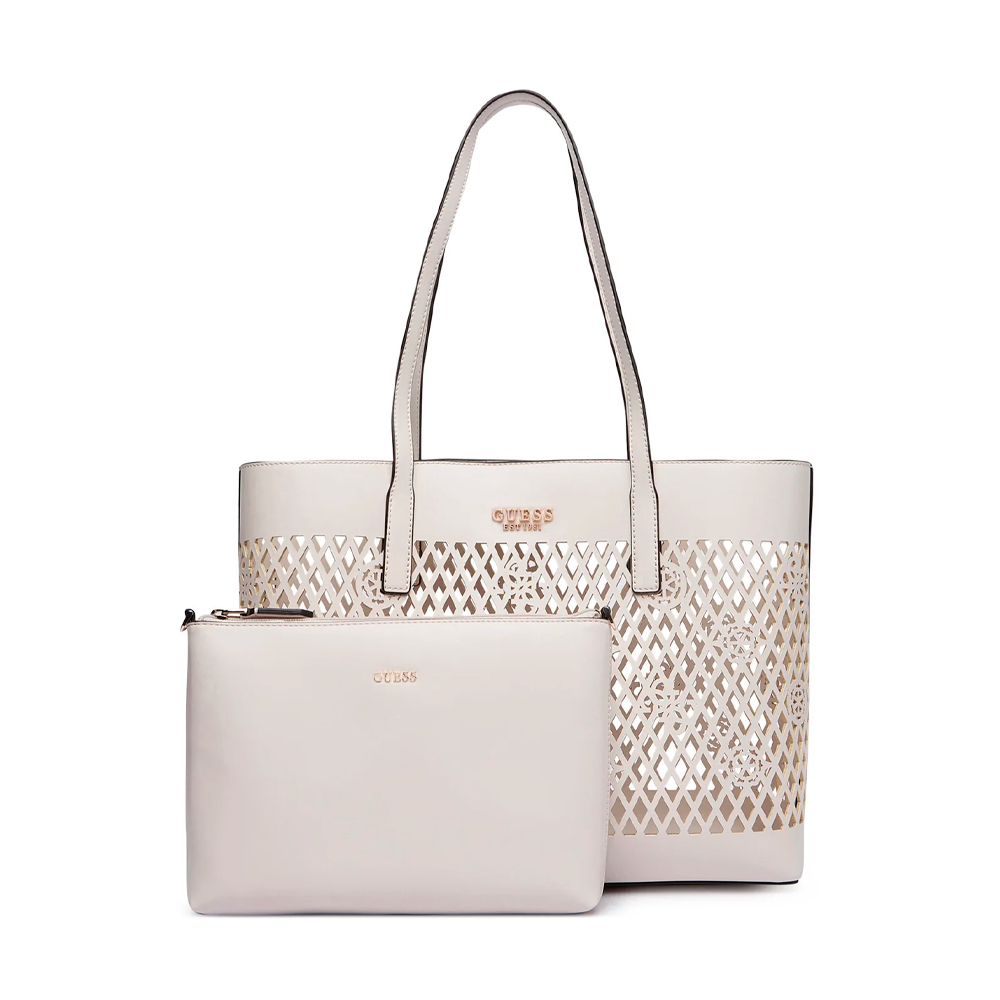 Guess Women's Black Bags, Toiletry Bags And Suitcases For Letty 2 In 1 Tote Bag