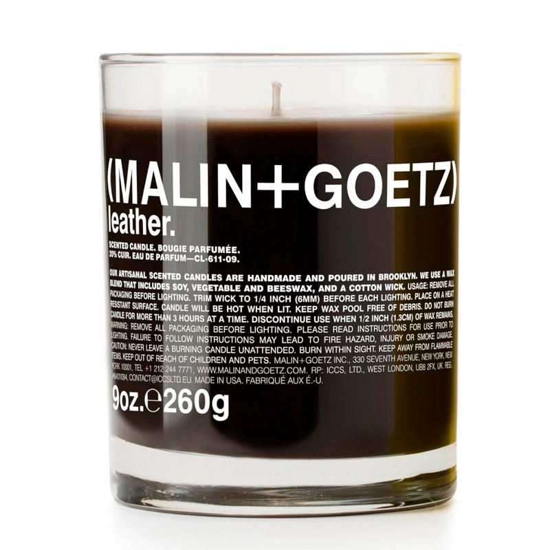 Malin+goetz Leather Candle Vela Arómatica