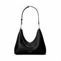 Bolso hobo con cadena de bisuter&iacute;a de guijarros