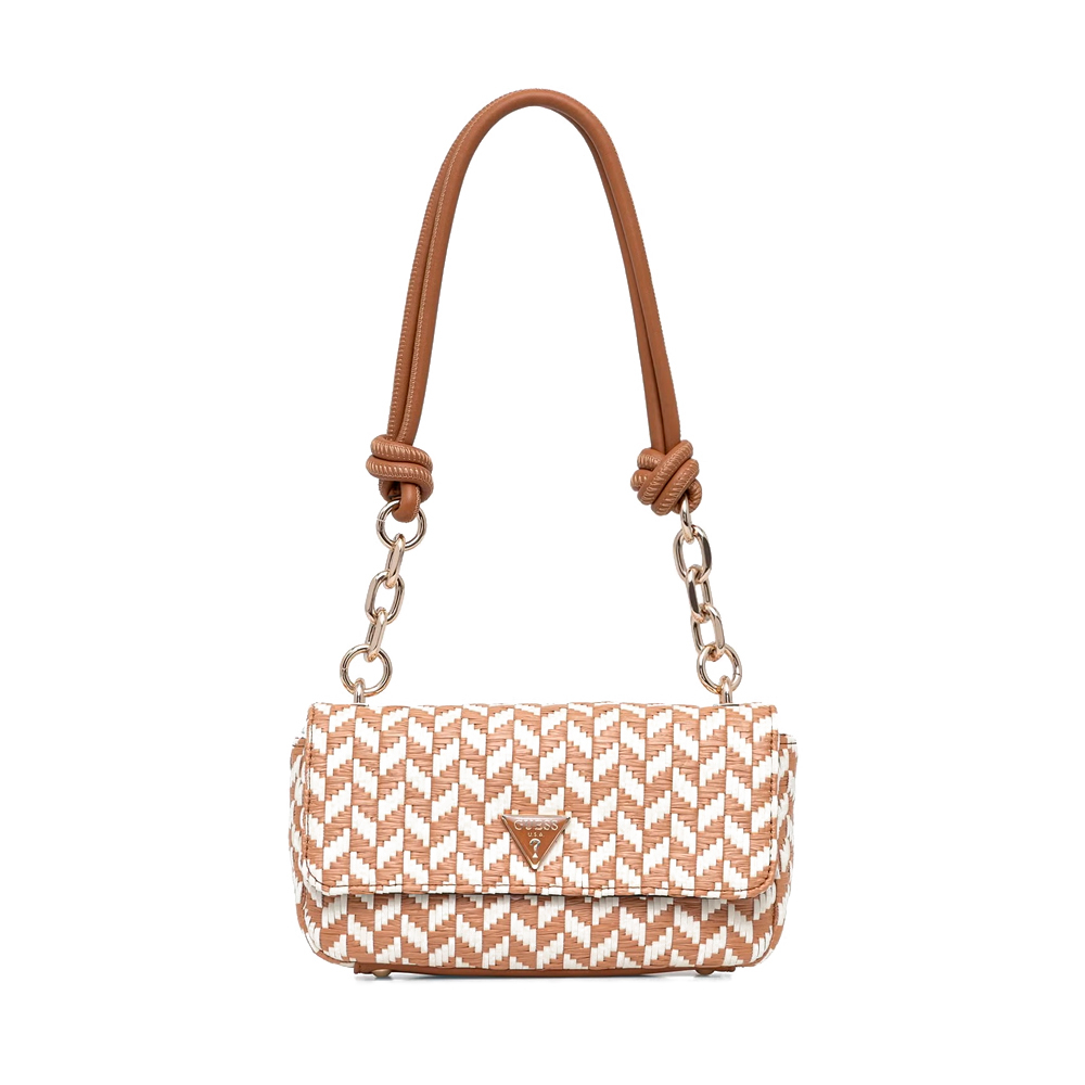 Guess Women's Black Bags, Toiletry Bags And Suitcases For Tessi Flap Shoulder Bag