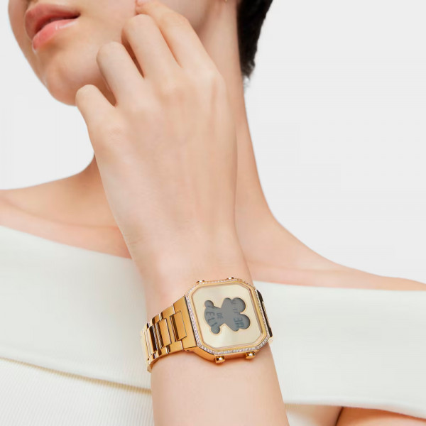 d-bear-digital-watch-with-gold-ipg-steel-bracelet-and-cubic-zirconia