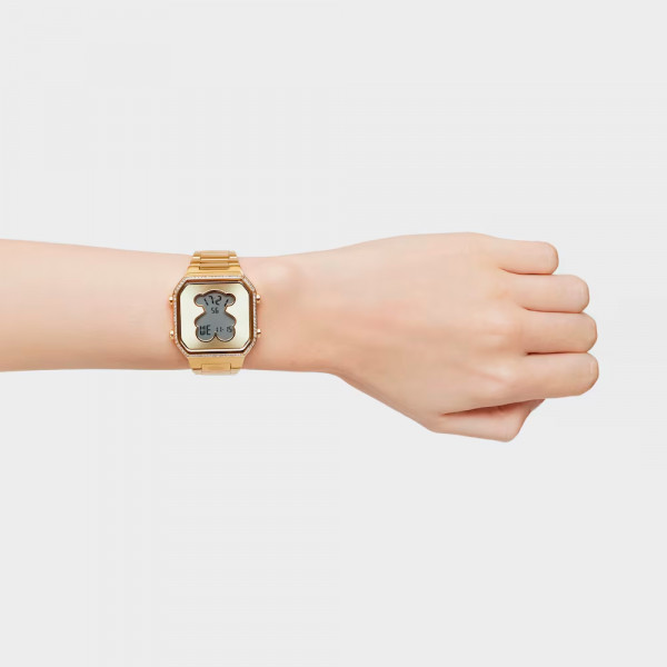 montre-numerique-d-bear-avec-bracelet-en-acier-ipg-dore-et-zircone-cubique