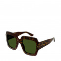 Gucci Oversize Square havana sunglasses GG1111S