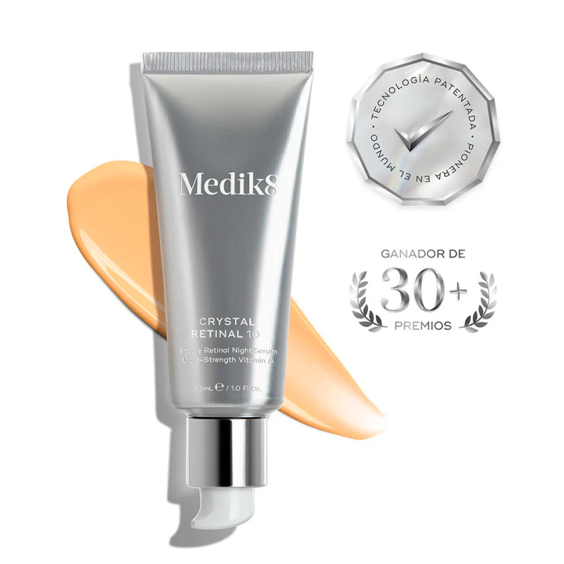 Medik8 Women's Dark/Light/Cream Face Skin Care Crystal Retinal 10 Stable Retinal Night Serum Vitamin A