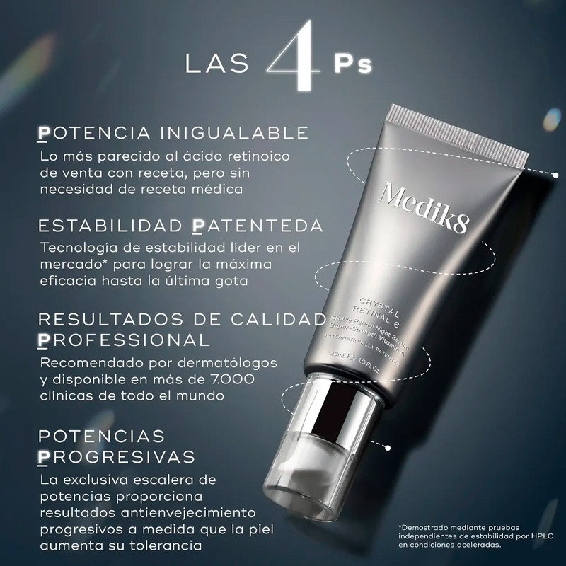 Medik8 Crystal Retinal 10 Suero De Noche Retinal Estable Vitamina A – imagen 2
