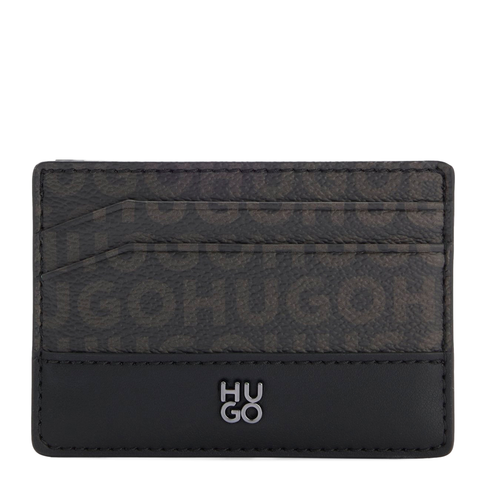Hugo Boss Eyewear Men's Wallets And Purses For Card Holder With Monogram And Logo Print