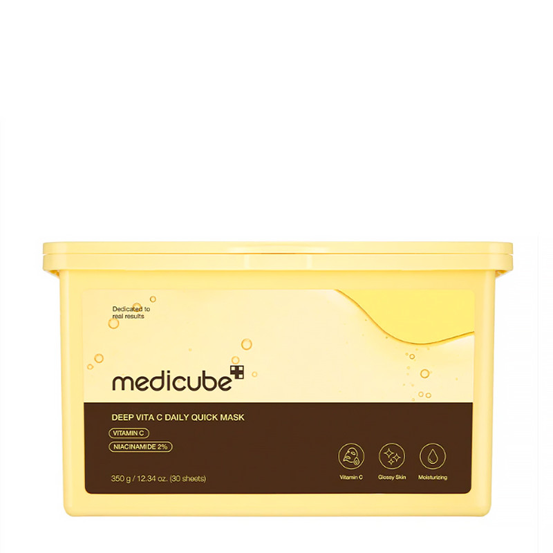 Medicube  Face Skin Care Deep Vita C Daily Quick Masks Vitamin C Facial Mask