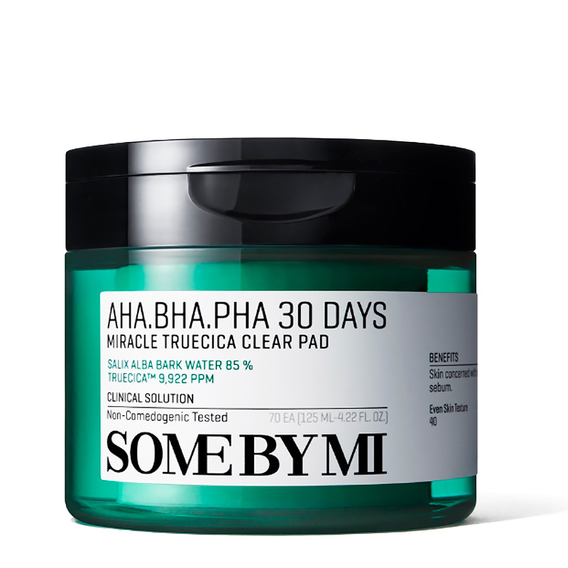 Some By Mi  Face Skin Care Aha Bha Pha 30 Days Miracle Truecica Clear Pad Exfoliating Discs