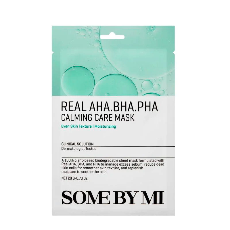 Some By Mi  Face Skin Care AHA-BHA-PHA Calming Care Mask Soothing Face Mask
