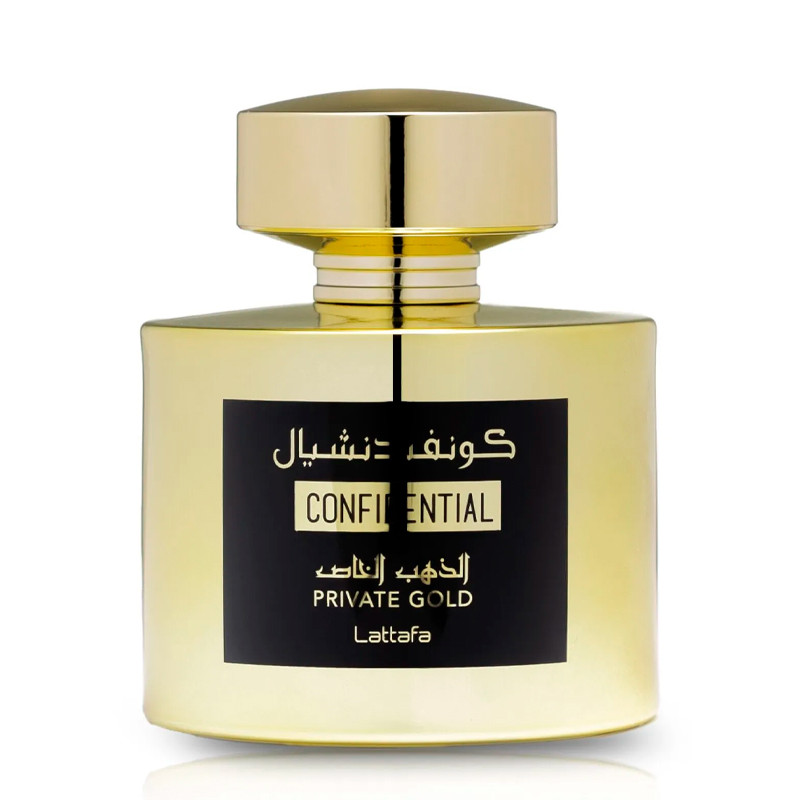 Lattafa Confidential Private Gold - 100ML  Eau de Parfum  Women's Perfumes