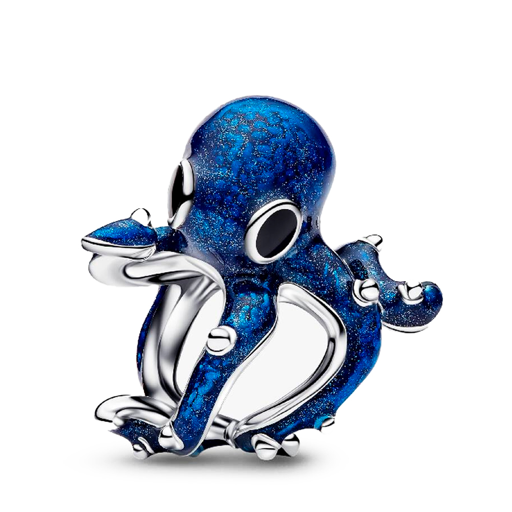 Pandora Blue Charms Octopus Charm 794706C01