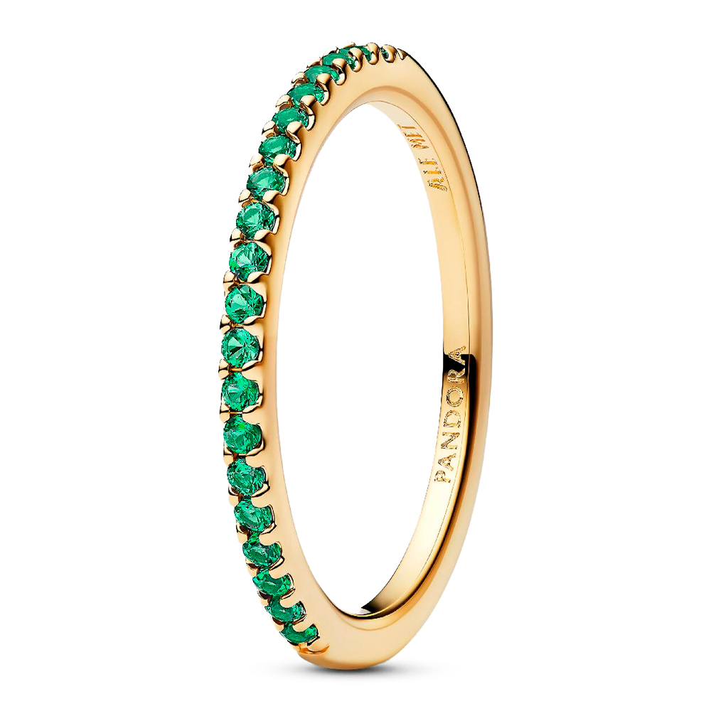 Pandora Green Rings Bright Band Ring 162999C03