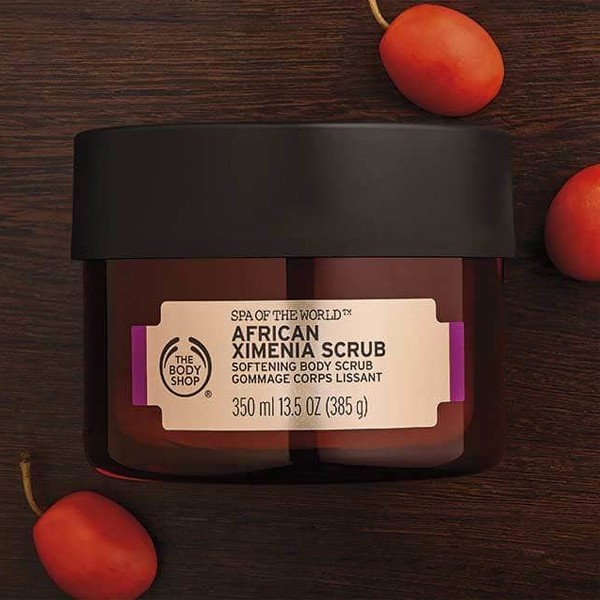 Body Shop Spa of the World AFRICAN XIMENIA SCRUB 13.5 oz/385 g, NEW