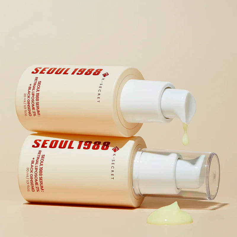 K-secret Seoul 1988 Sérum Retinal Liposome 2% + Black Ginseng 30ml – imagen 3