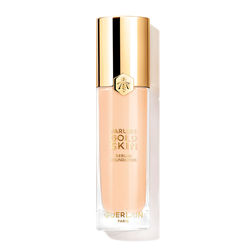 Guerlain Parure Gold Skin Serum Foundation Base De Maquillaje Reparadora Luminosidad Rejuvenecedora