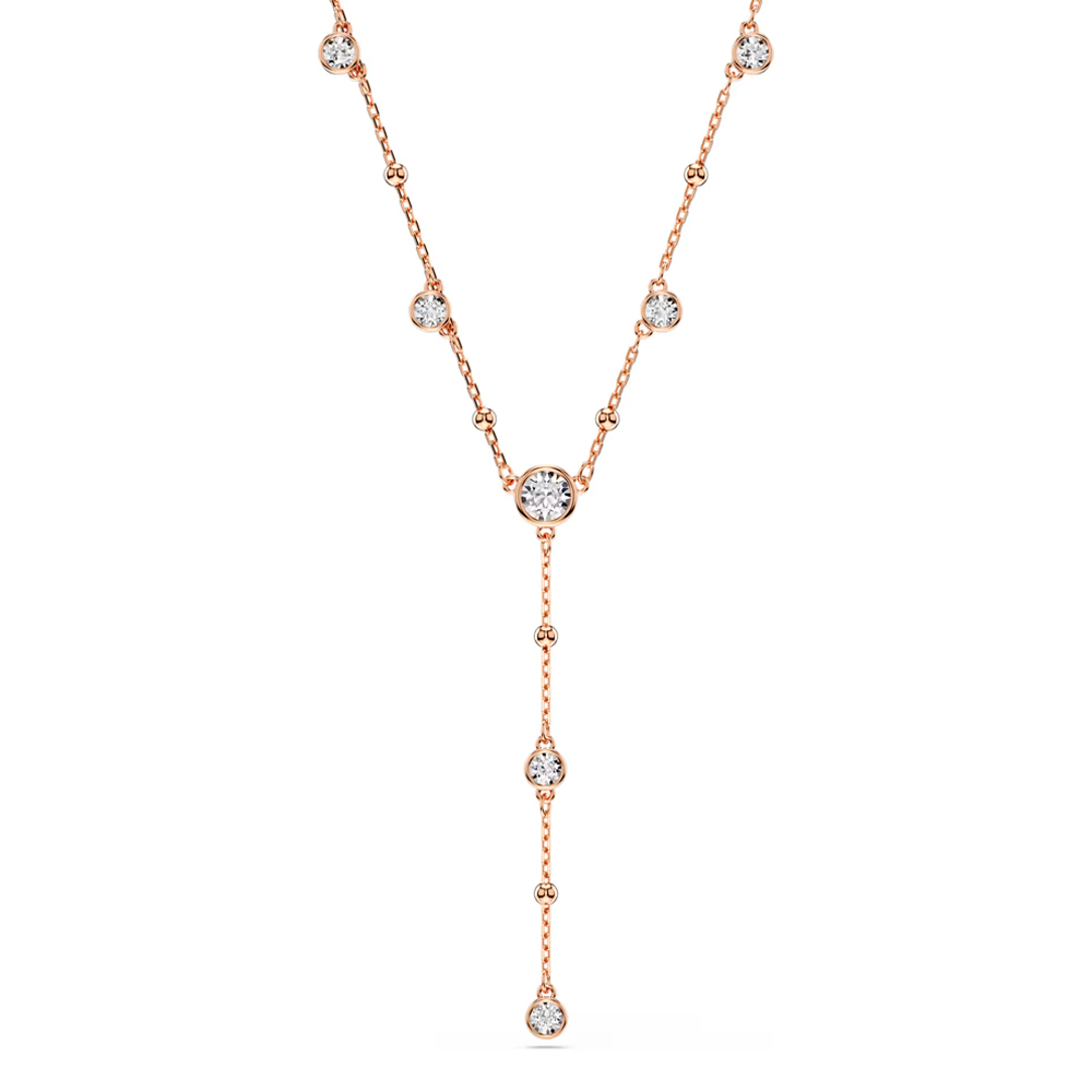 Swarovski Light/Gold Necklaces Y-Shaped Collar Imber