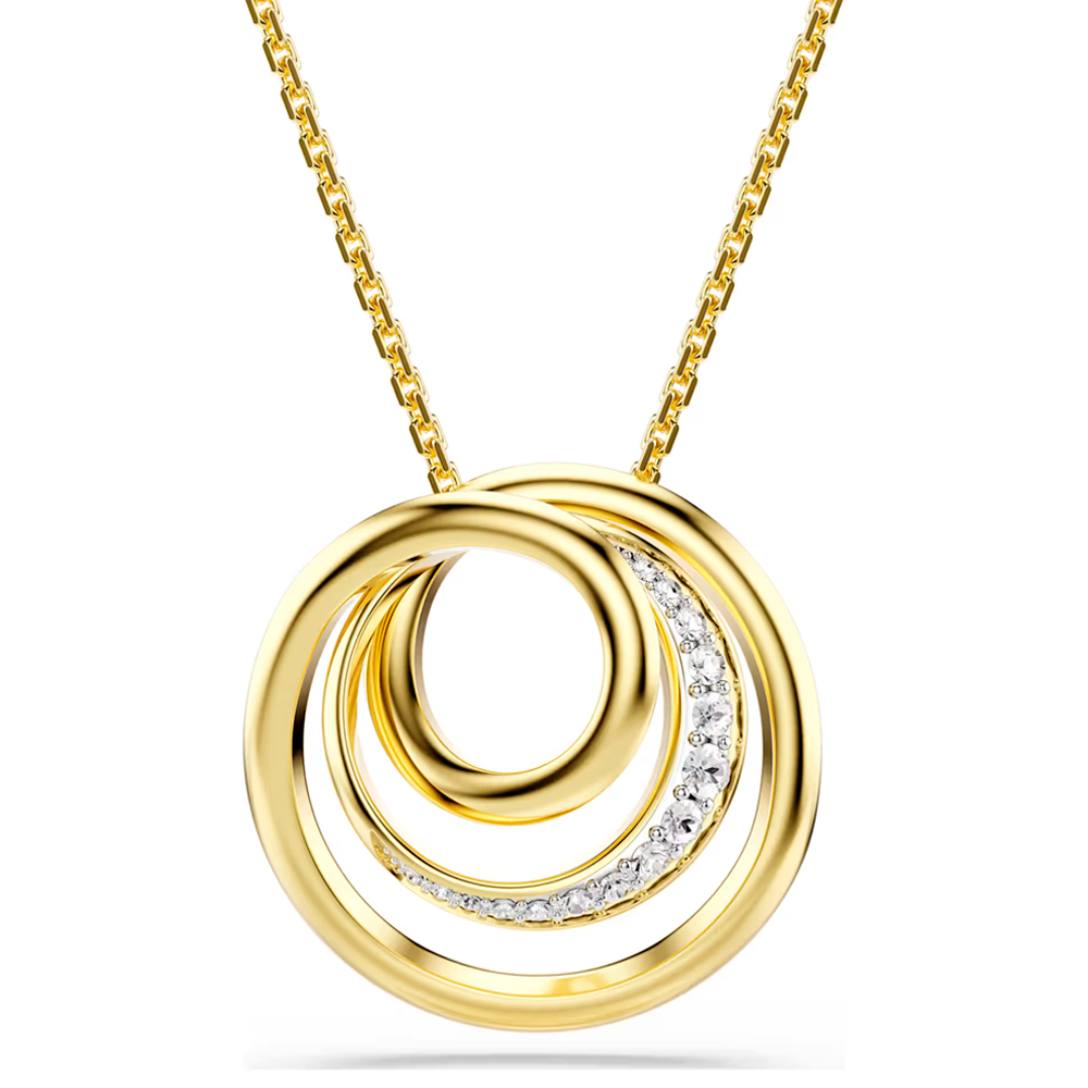 Swarovski Light/Gold Necklaces Hyperbola Necklace