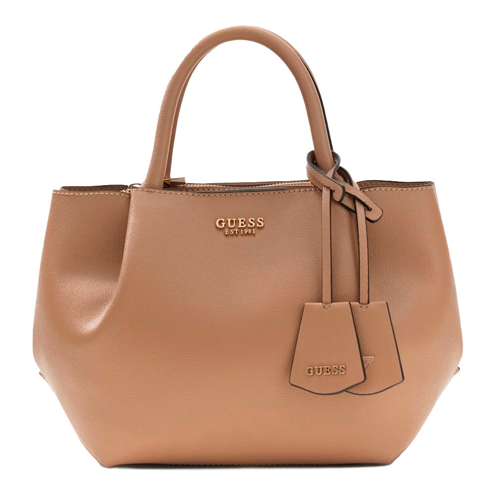 Guess - Amorette Girlfriend Satchel - Bags - Damen - Beige - One Size - Bild 3