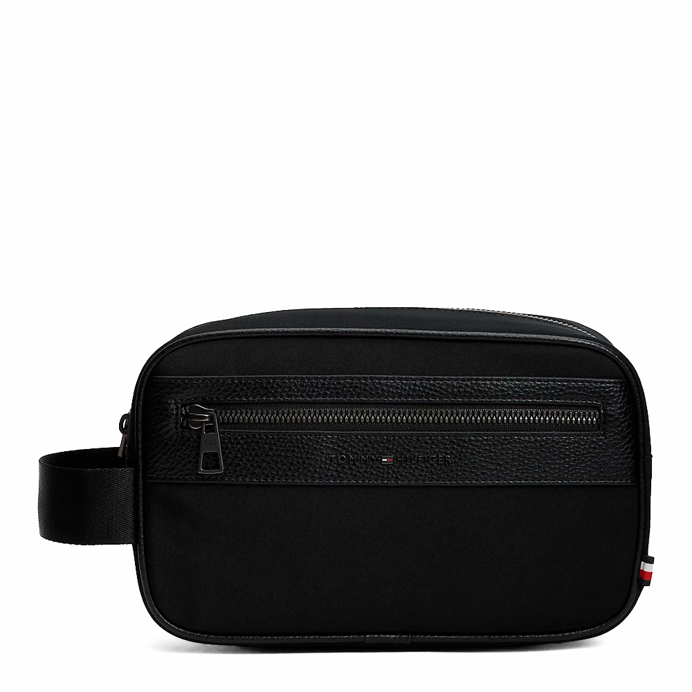 Tommy Hilfiger Eyewear Men's Messenger Bags, Toiletry Bags And Suitcases For Toiletry Bag With Mixed Textures And Logo