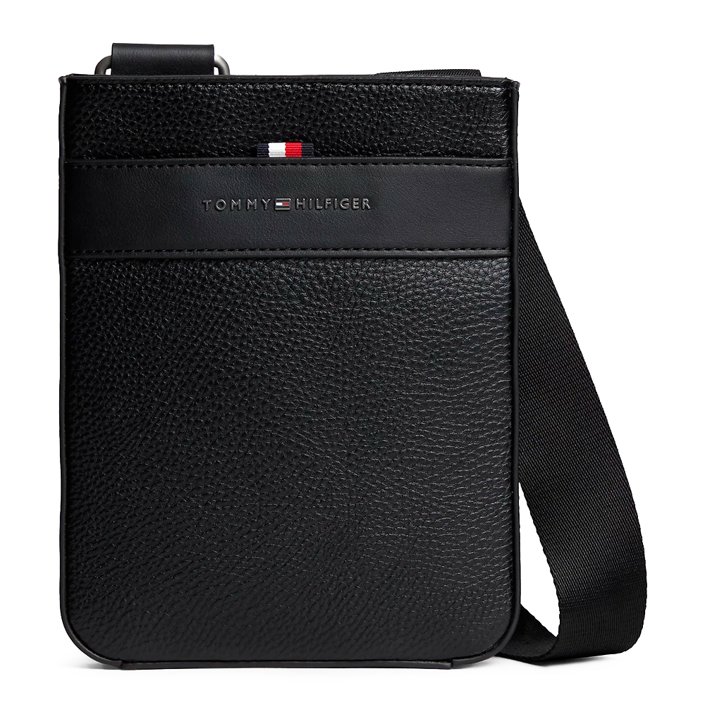 Tommy Hilfiger Eyewear Bolso mensajero texturizado con logo metálico