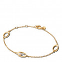 Bracelet ovale, forme organique, pav&eacute; de perles de culture d'eau douce trait&eacute;es 564677C01