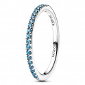 Aquamarine Sparkling Band Ring 192999C03
