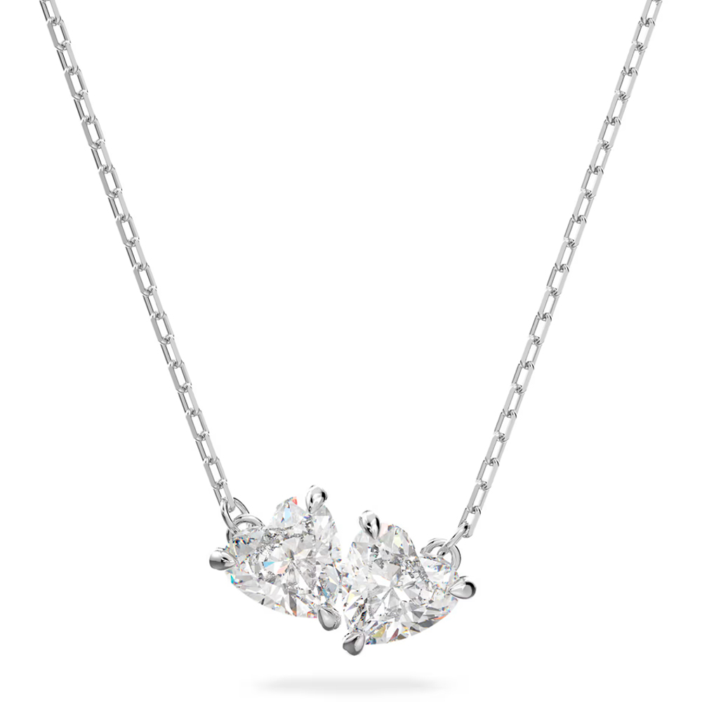 Swarovski White Necklaces Mesmera Heart Necklace