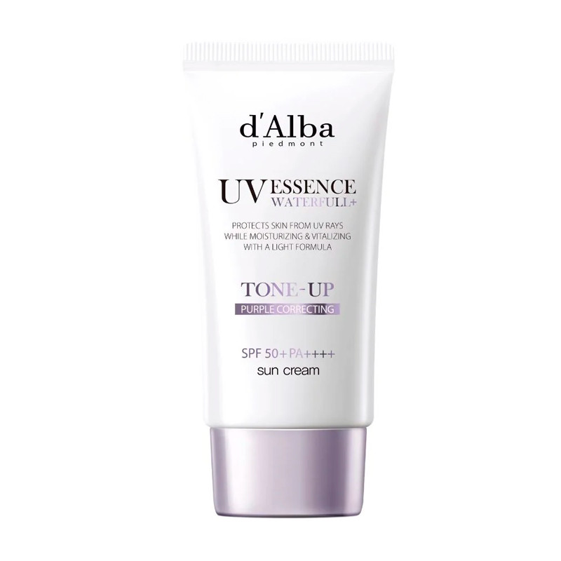 D'alba Trattamenti Viso Waterfull Tone-Up Cream SPF 50+ Crema viso illuminante con protezione solare