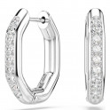 Dextera octagonal hoop earrings