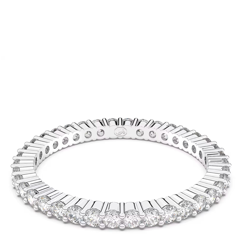 Swarovski Light/Silver Rings Vittore Matrix Round Ring